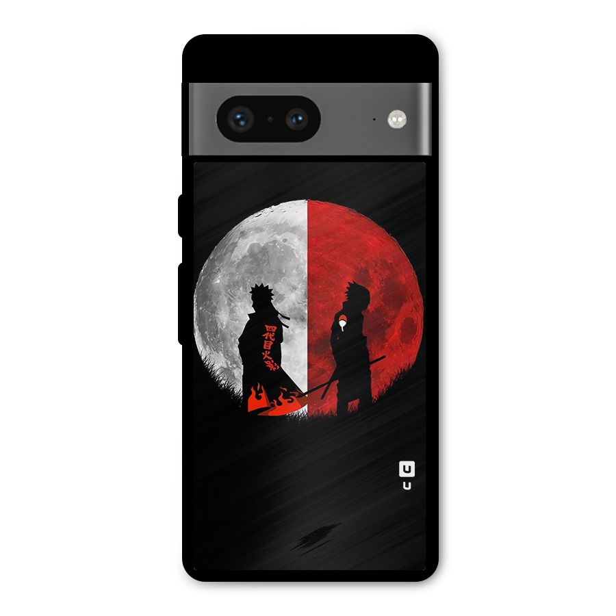 Naruto Shadow Hokage Moon Metal Back Case for Google Pixel 7