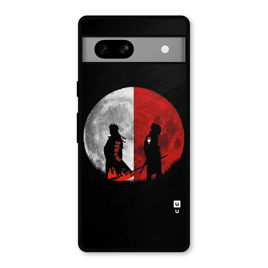 Naruto Shadow Hokage Moon Metal Back Case for Google Pixel 7a