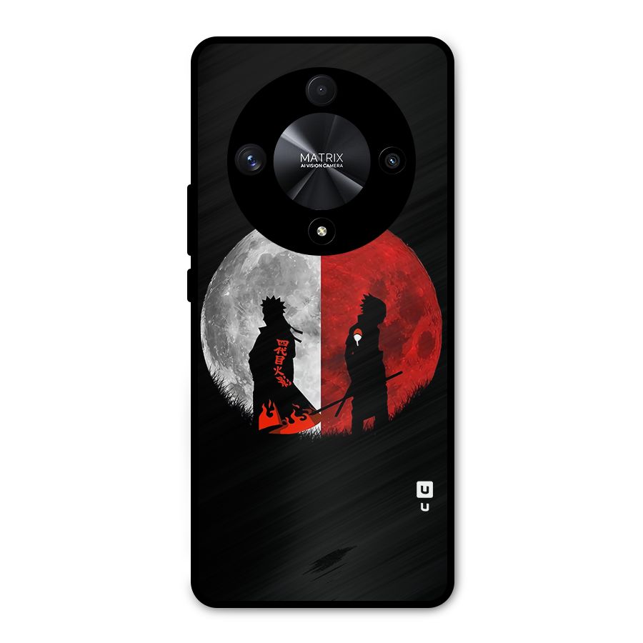Naruto Shadow Hokage Moon Metal Back Case for Honor X9b