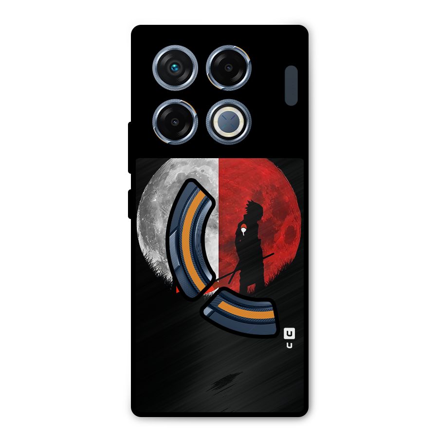 Naruto Shadow Hokage Moon Metal Back Case for Infinix GT 20 Pro