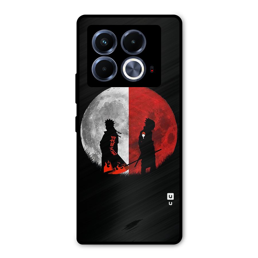 Naruto Shadow Hokage Moon Metal Back Case for Infinix Note 40 5G