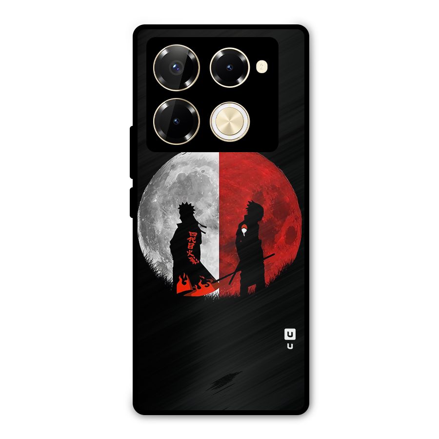 Naruto Shadow Hokage Moon Metal Back Case for Infinix Note 40 Pro Plus
