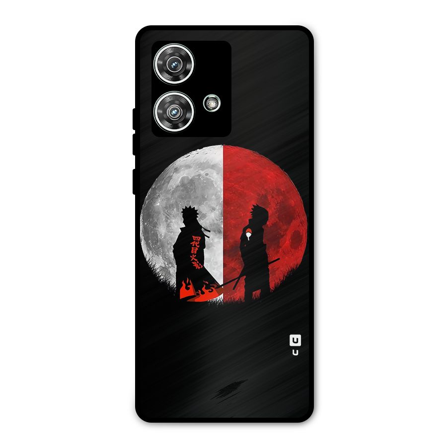 Naruto Shadow Hokage Moon Metal Back Case for Motorola Edge 40 Neo