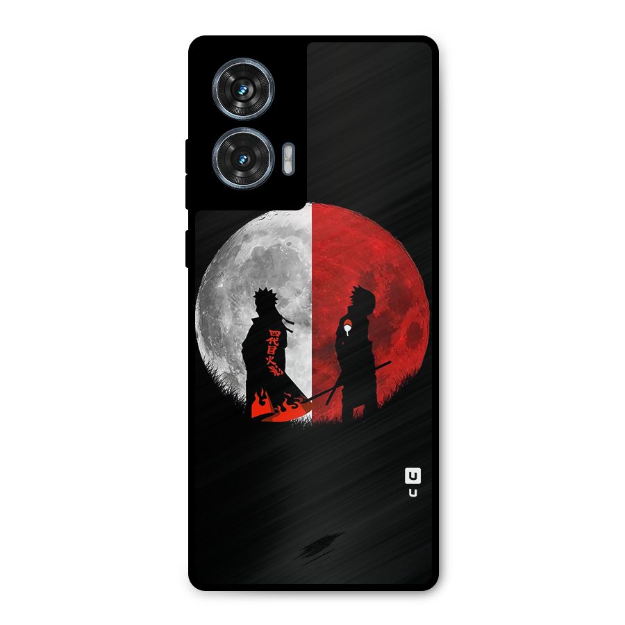 Naruto Shadow Hokage Moon Metal Back Case for Motorola Edge 50 Fusion