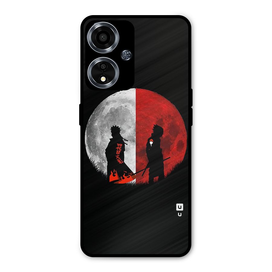 Naruto Shadow Hokage Moon Metal Back Case for Oppo A59