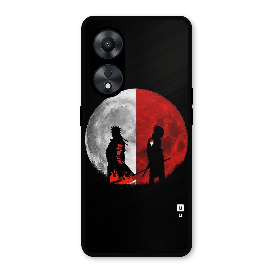Naruto Shadow Hokage Moon Metal Back Case for Oppo A78