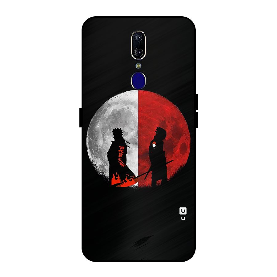 Naruto Shadow Hokage Moon Metal Back Case for Oppo F11