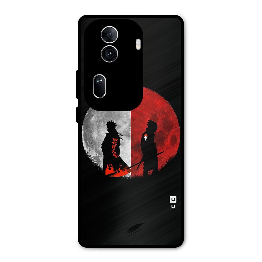Naruto Shadow Hokage Moon Metal Back Case for Oppo Reno11 Pro 5G