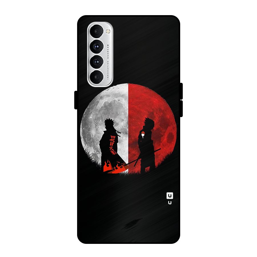 Naruto Shadow Hokage Moon Metal Back Case for Oppo Reno4 Pro