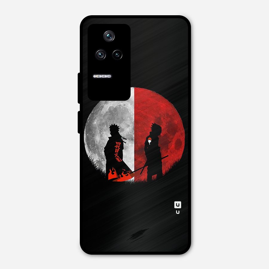 Naruto Shadow Hokage Moon Metal Back Case for Poco F4 5G