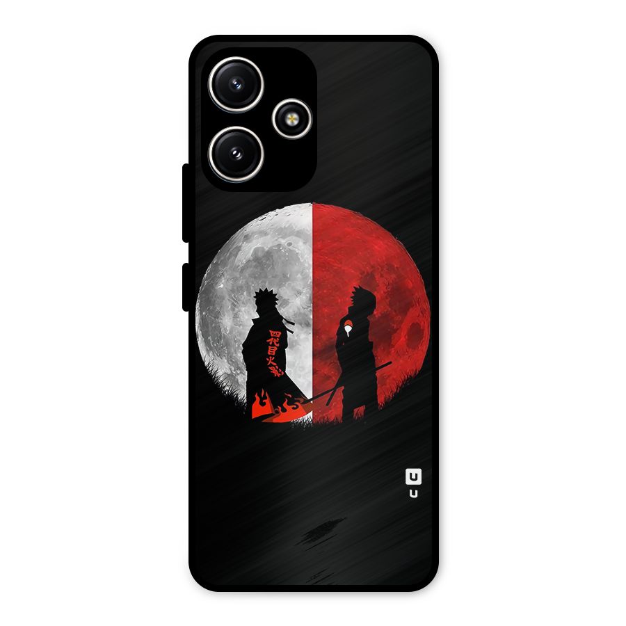 Naruto Shadow Hokage Moon Metal Back Case for Redmi 12 5G