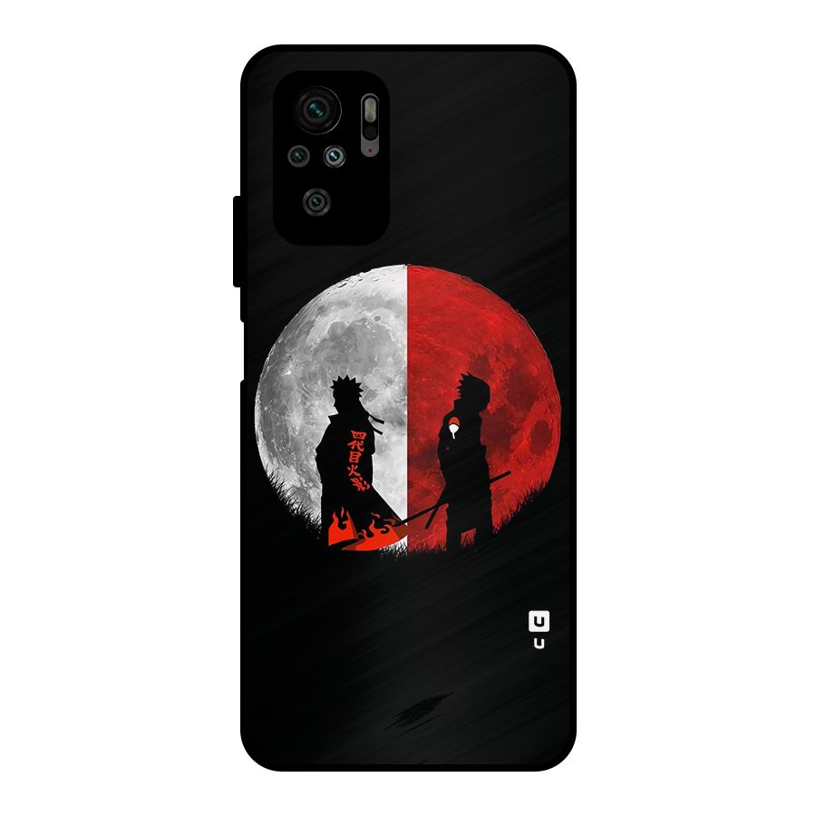 Naruto Shadow Hokage Moon Metal Back Case for Redmi Note 10S