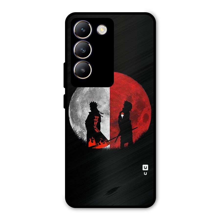 Naruto Shadow Hokage Moon Metal Back Case for Vivo T3 5G