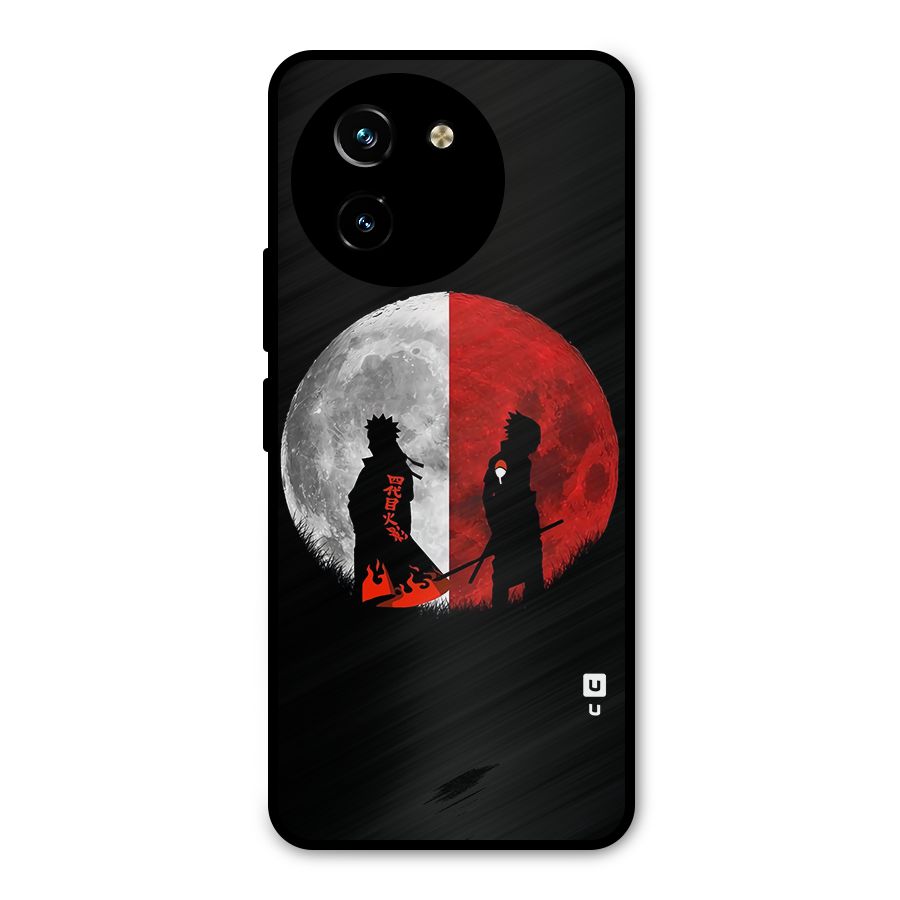 Naruto Shadow Hokage Moon Metal Back Case for Vivo T3x