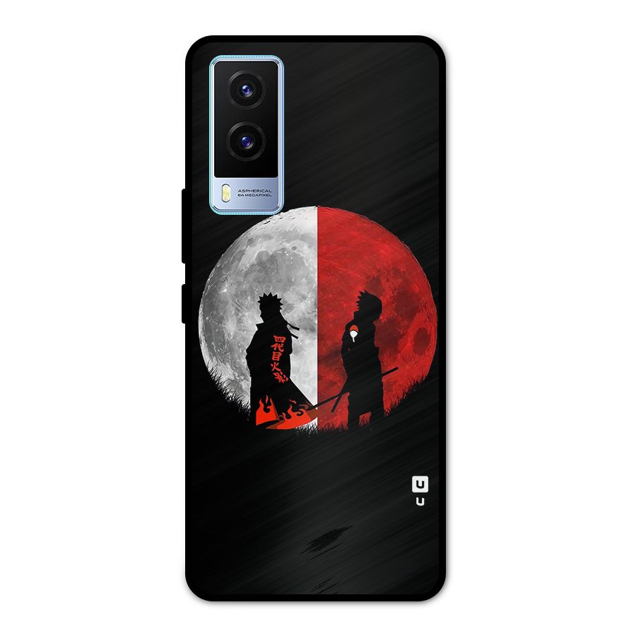 Naruto Shadow Hokage Moon Metal Back Case for Vivo V21e 5G