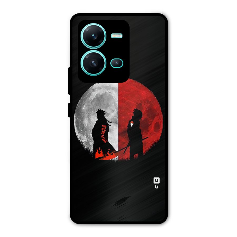 Naruto Shadow Hokage Moon Metal Back Case for Vivo V25