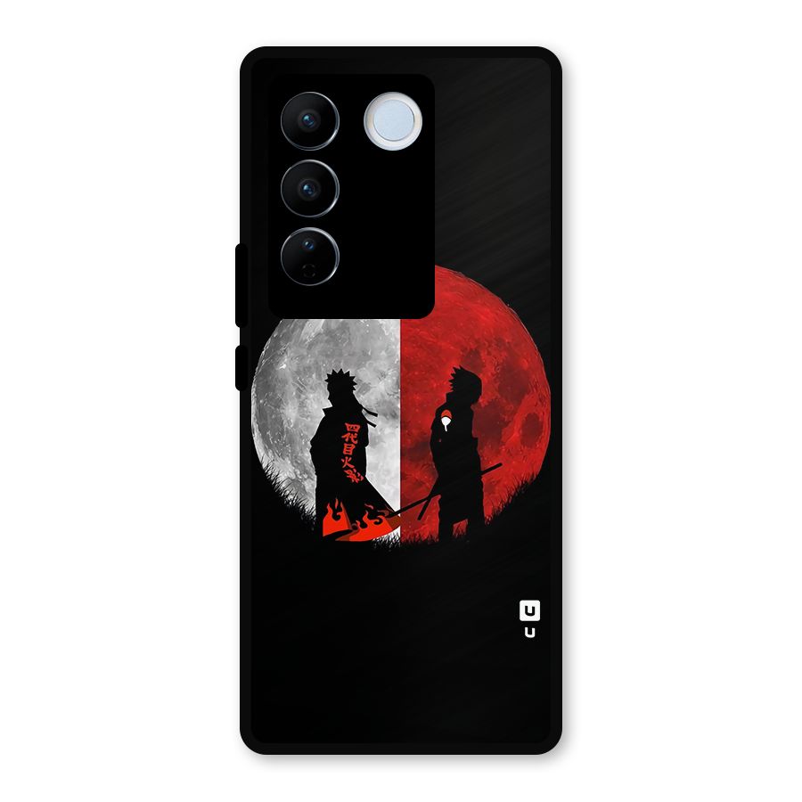 Naruto Shadow Hokage Moon Metal Back Case for Vivo V27 Pro