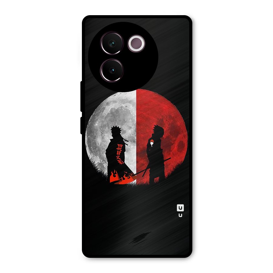 Naruto Shadow Hokage Moon Metal Back Case for Vivo V30e
