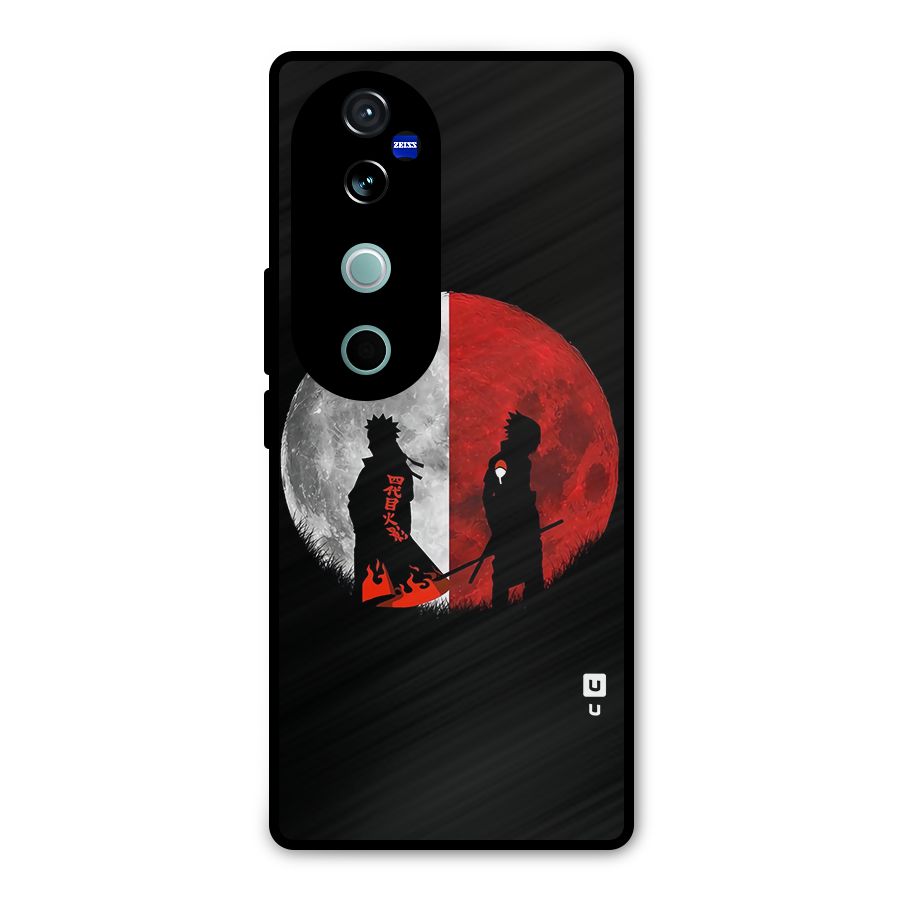Naruto Shadow Hokage Moon Metal Back Case for Vivo V40