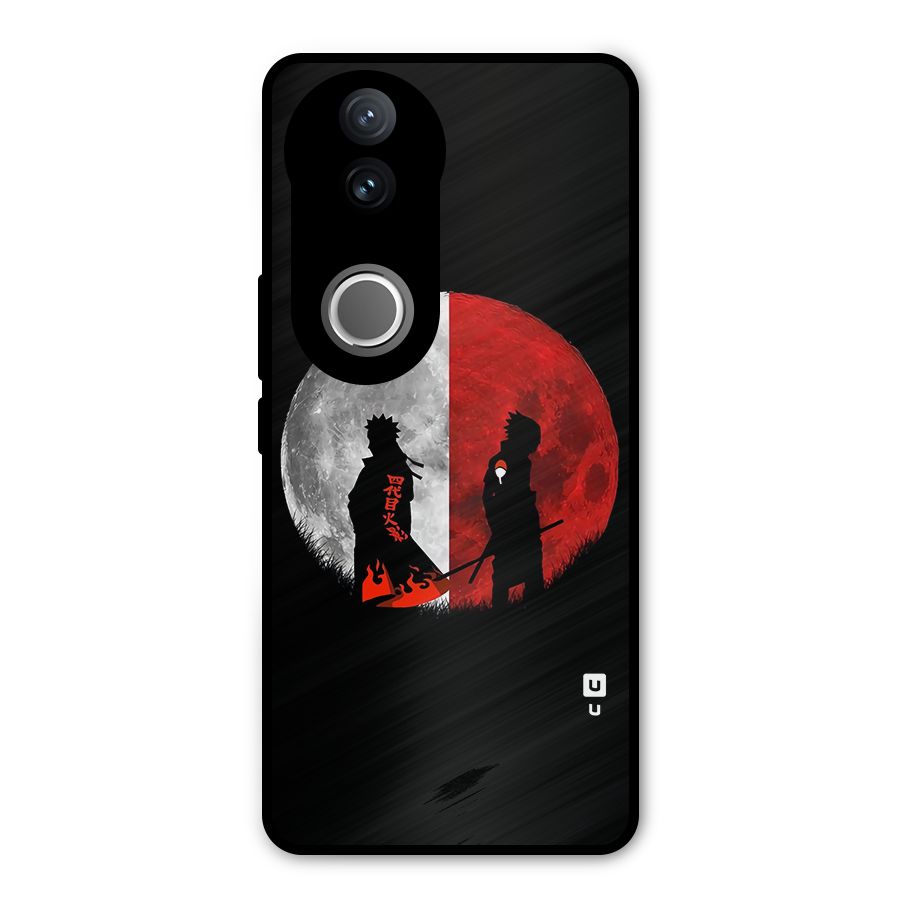 Naruto Shadow Hokage Moon Metal Back Case for Vivo V50