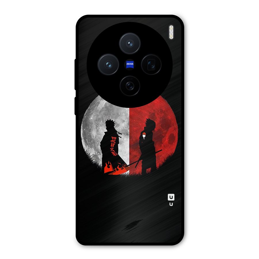 Naruto Shadow Hokage Moon Metal Back Case for Vivo X200