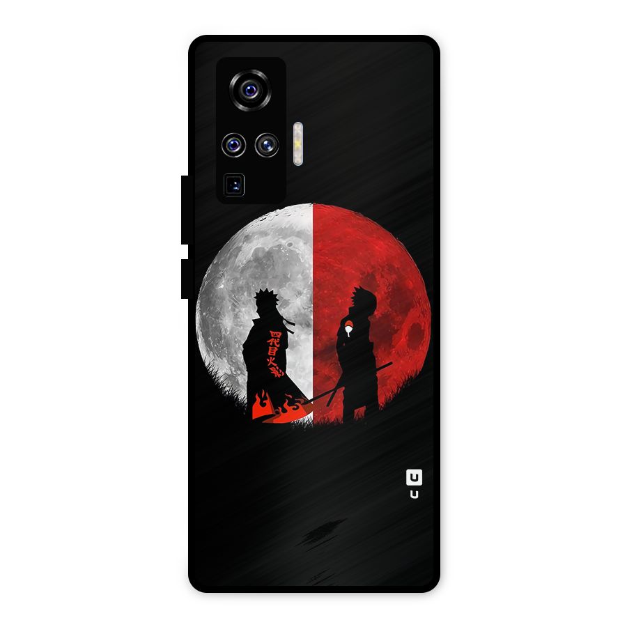 Naruto Shadow Hokage Moon Metal Back Case for Vivo X50 Pro