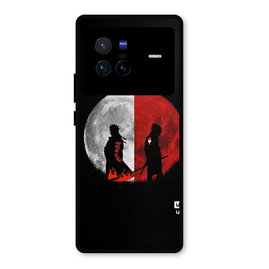 Naruto Shadow Hokage Moon Metal Back Case for Vivo X80