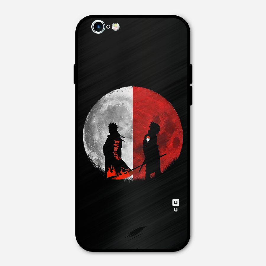 Naruto Shadow Hokage Moon Metal Back Case for iPhone 6 6s