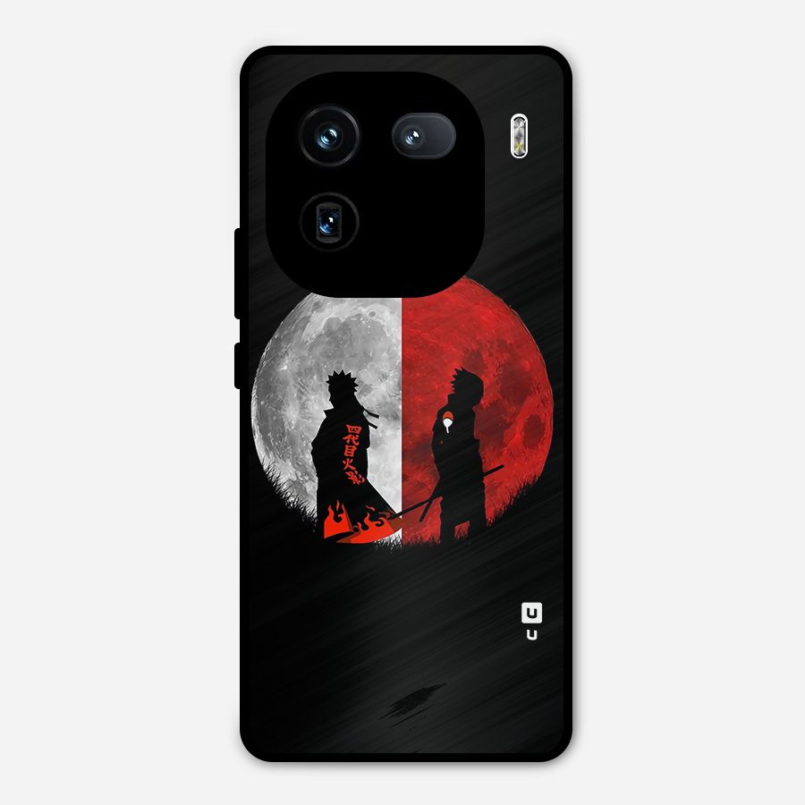 Naruto Shadow Hokage Moon Metal Back Case for iQOO 12