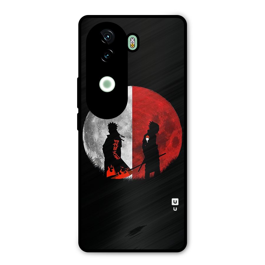 Naruto Shadow Hokage Moon Metal Back Case for iQOO Z9s