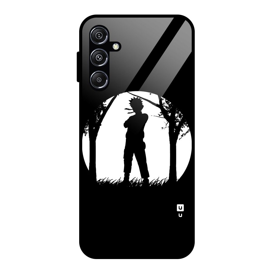 Naruto Silhouette Glass Back Case for Galaxy M34 5G