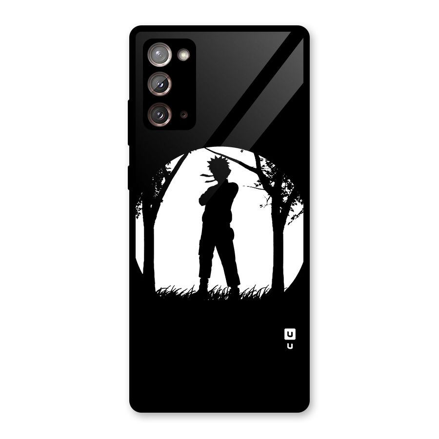 Naruto Silhouette Glass Back Case for Galaxy Note 20