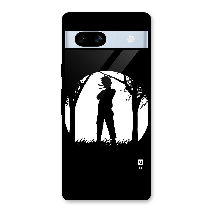 Naruto Silhouette Glass Back Case for Google Pixel 7a