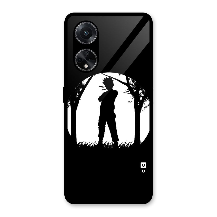 Naruto Silhouette Glass Back Case for Oppo F23