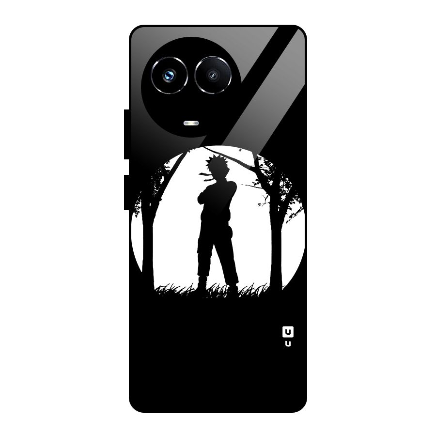 Naruto Silhouette Glass Back Case for Realme Narzo 60X
