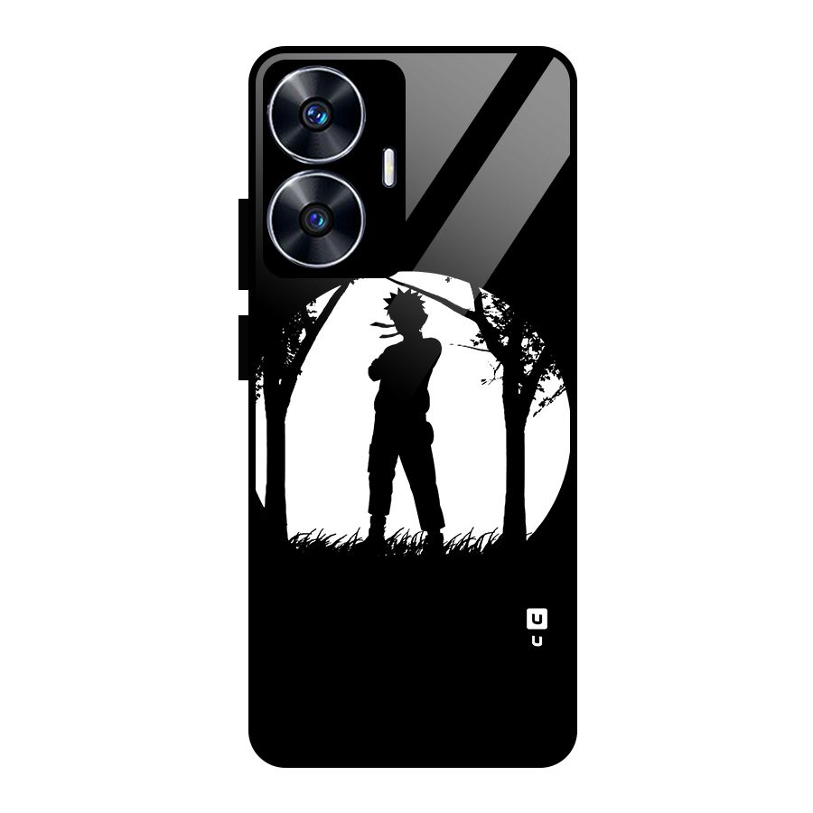 Naruto Silhouette Glass Back Case for Realme Narzo N55
