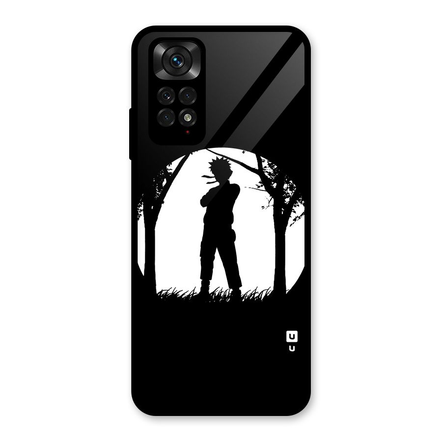 Naruto Silhouette Glass Back Case for Redmi Note 11S