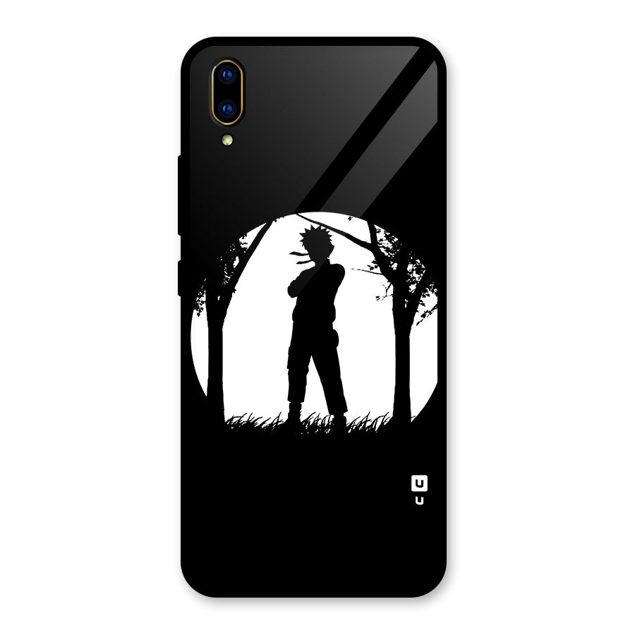 Naruto Silhouette Glass Back Case for Vivo V11 Pro