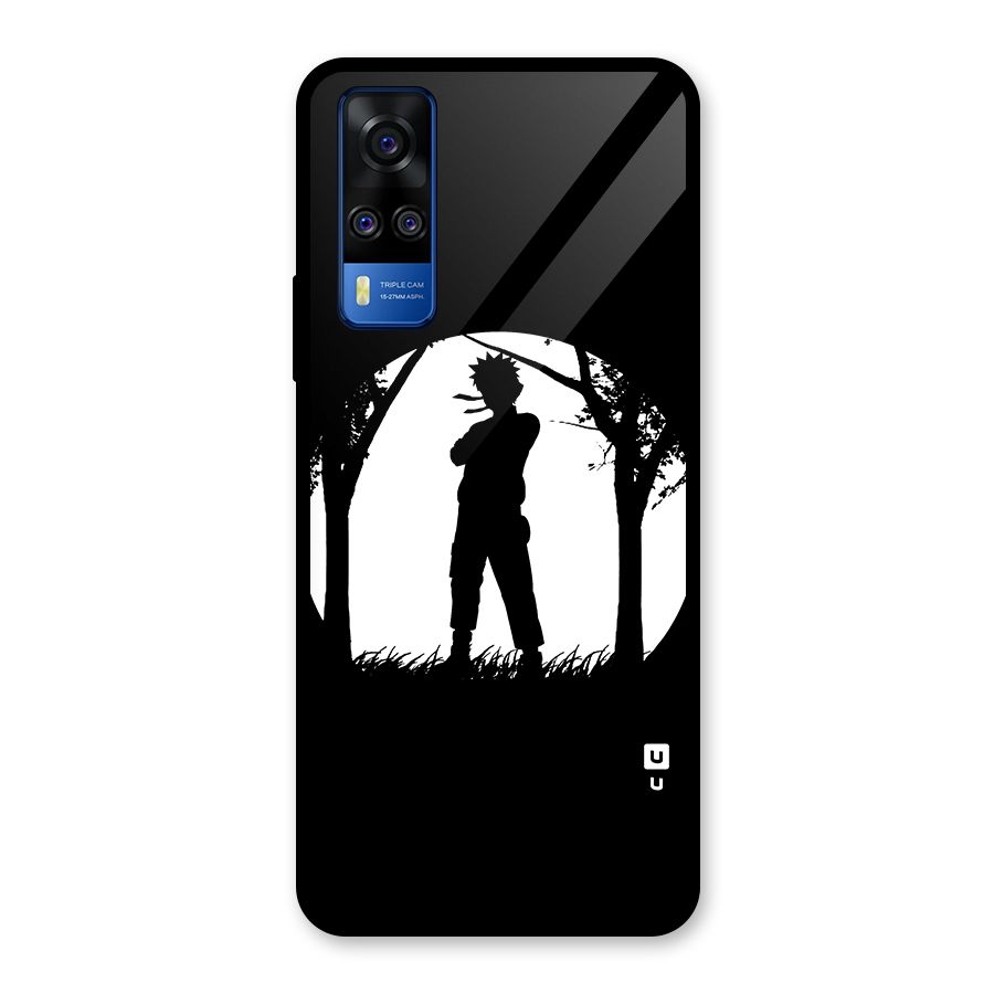 Naruto Silhouette Glass Back Case for Vivo Y31