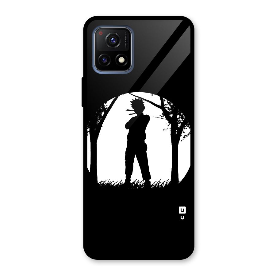 Naruto Silhouette Glass Back Case for Vivo Y72 5G