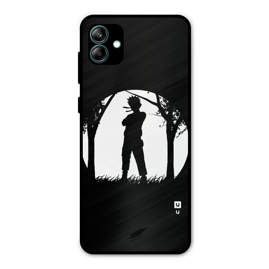Naruto Silhouette Metal Back Case for Galaxy A04