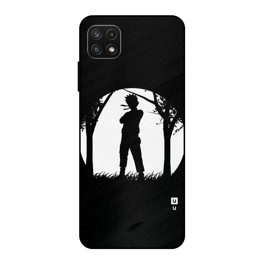 Naruto Silhouette Metal Back Case for Galaxy A22 5G