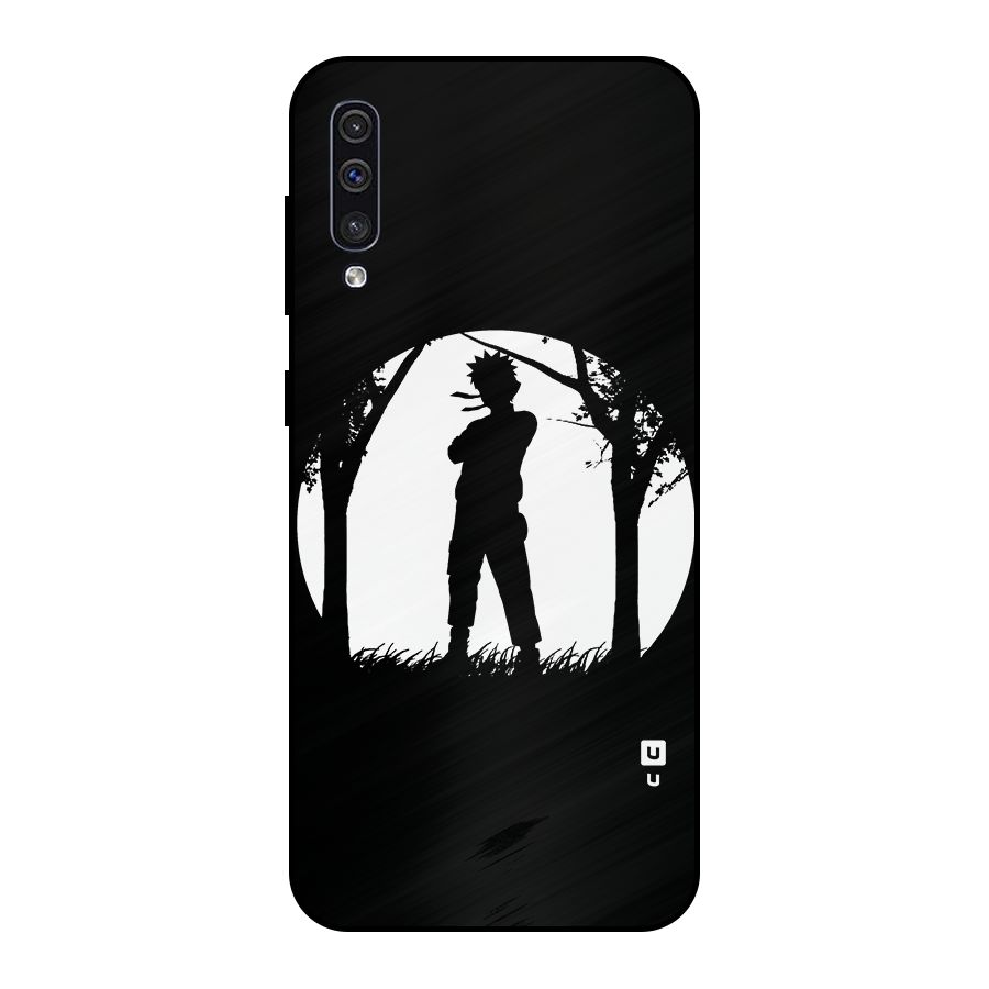 Naruto Silhouette Metal Back Case for Galaxy A30s