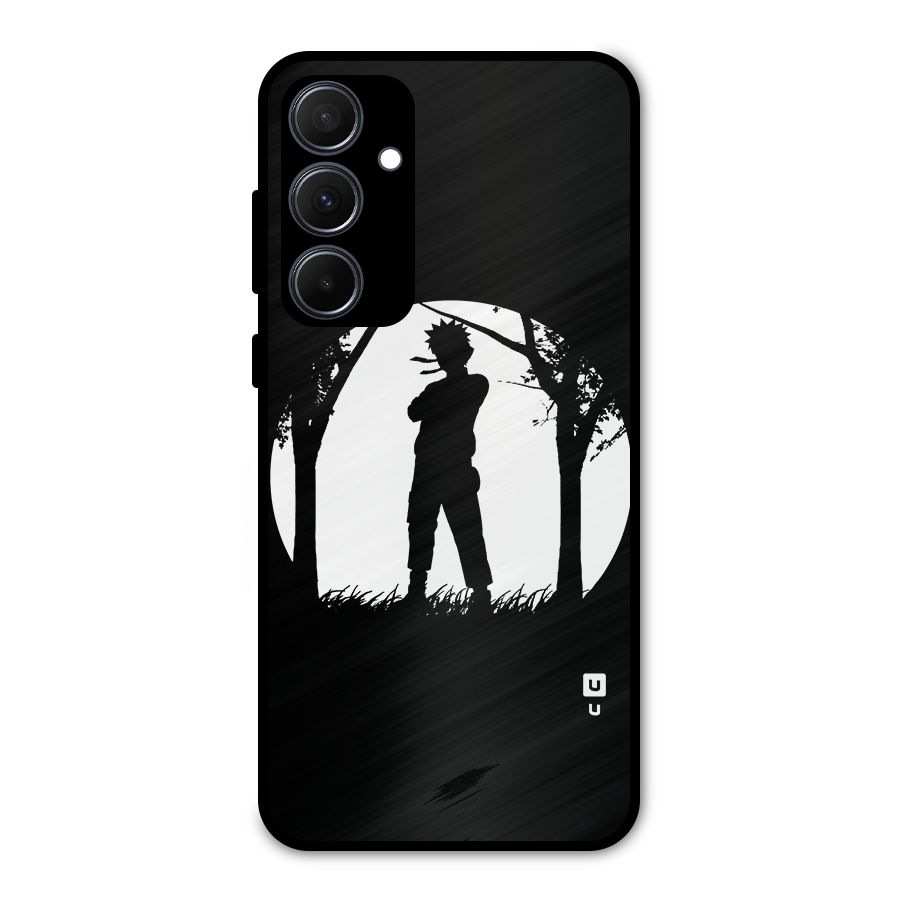 Naruto Silhouette Metal Back Case for Galaxy A35