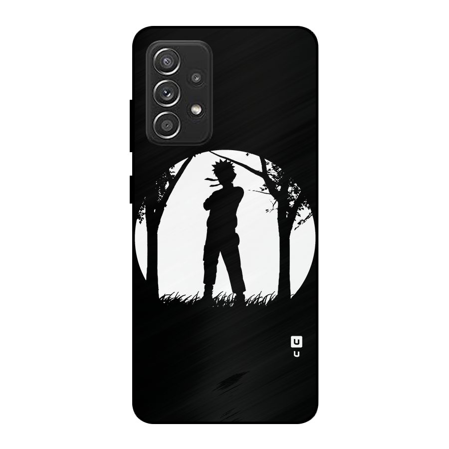 Naruto Silhouette Metal Back Case for Galaxy A52s 5G