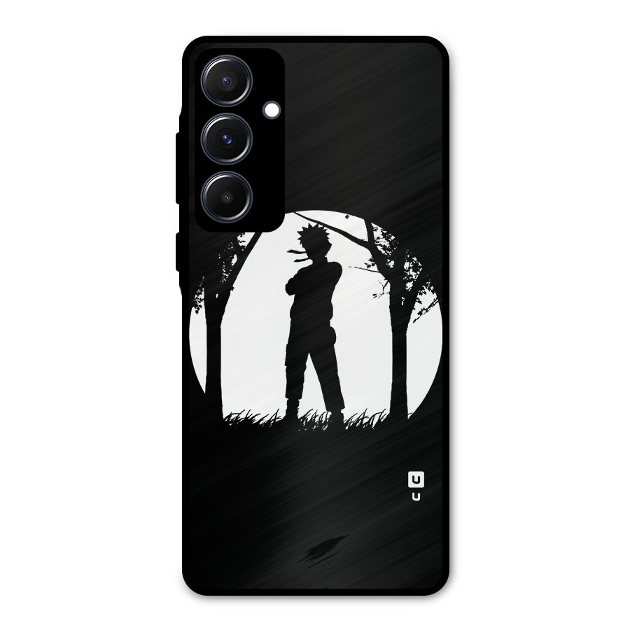 Naruto Silhouette Metal Back Case for Galaxy A55