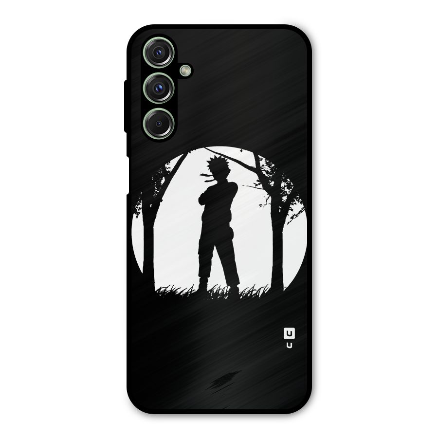 Naruto Silhouette Metal Back Case for Galaxy F34