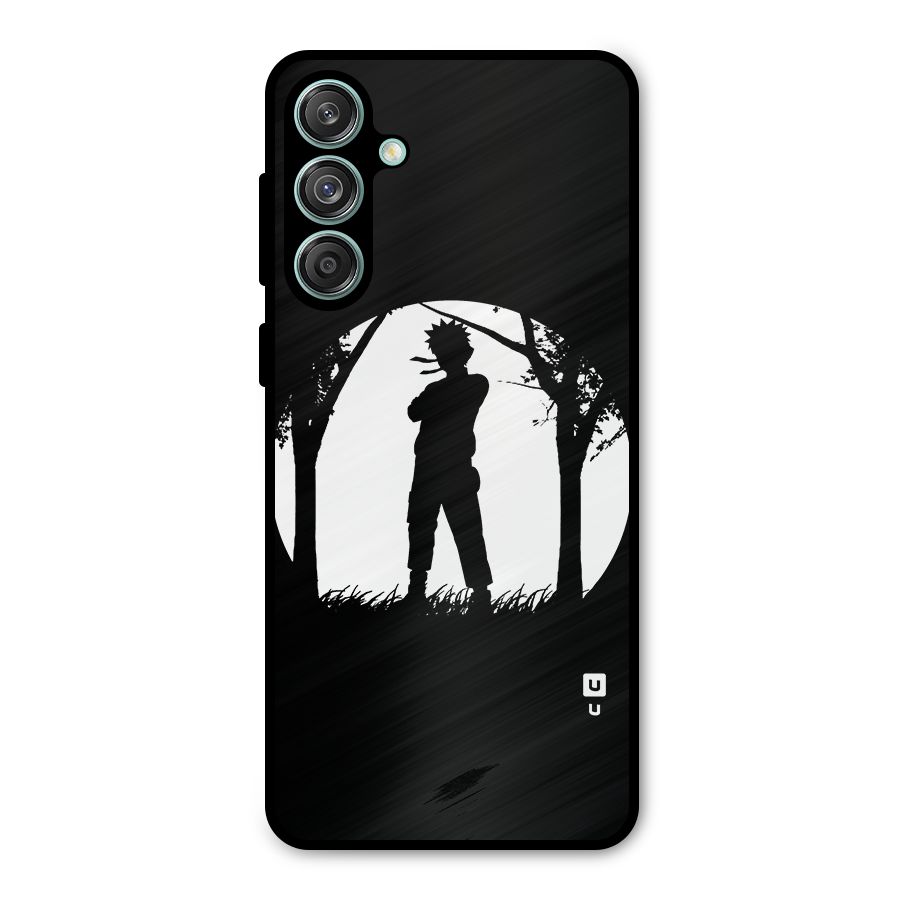 Naruto Silhouette Metal Back Case for Galaxy M55 5G