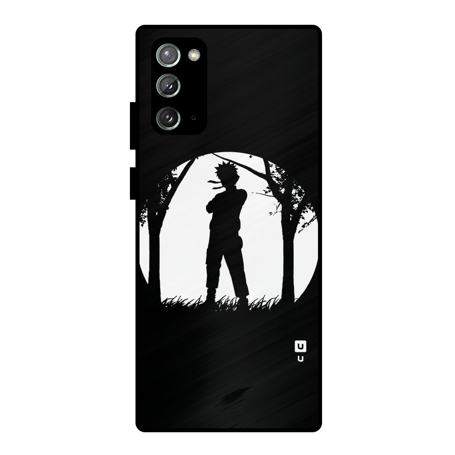 Naruto Silhouette Metal Back Case for Galaxy Note 20