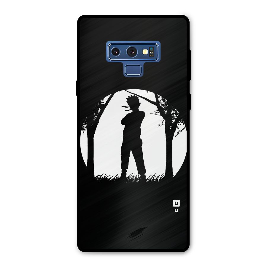 Naruto Silhouette Metal Back Case for Galaxy Note 9
